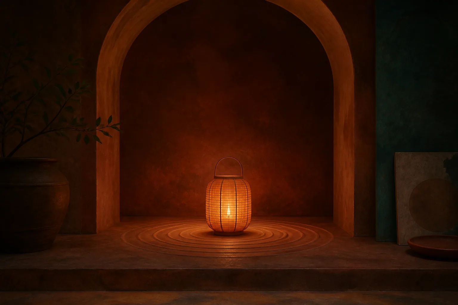 Atmospheric concept artwork for Lantern Breathing